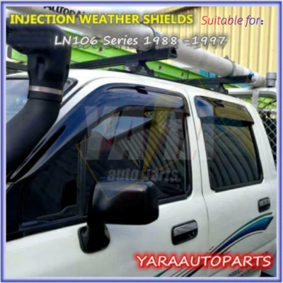 Weathershields Weather Shields Suitable for Hilux LN106 88-97 Tinted 4pcs - Image 1 of 4