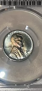 Centavo Lincoln 1943-S tono arco iris MS64 ¡¡Genial hermoso!! Imprescindible para Coll. - Imagen 1 de 8