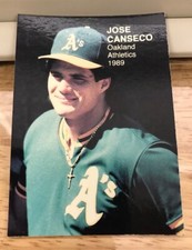 1989 Action Superstars #1 JOSE CANSECO  A'S