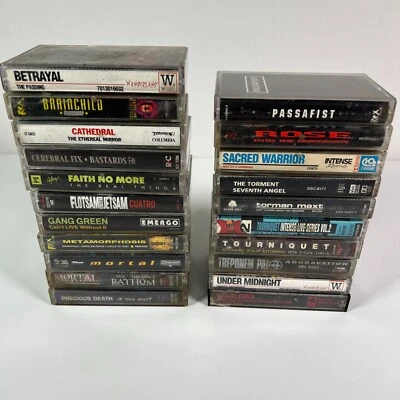 Betrayal, Tourniquet, Mortal Christian Heavy Metal Hard Rock Cassette Lot 21x - Image 1 of 4