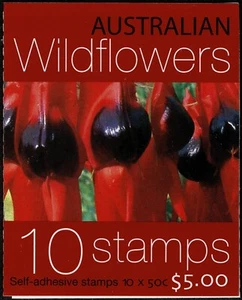 Folleto Australian Wildflowers 2005 S/A - Código de barras general. MNH - Imagen 1 de 3