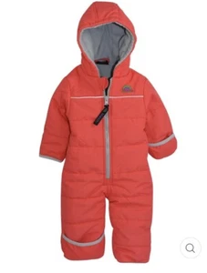 $65 NWT Molehill Mt Equipment 12 M Bunting Snowsuit Mountain Hoodie Baby Boy Red - Picture 1 of 6