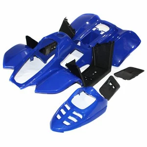 BLUE Plastics Fairing Fender Guards Cover Kit 50cc 70 110cc Quad Dirt Bike ATV - Picture 1 of 12