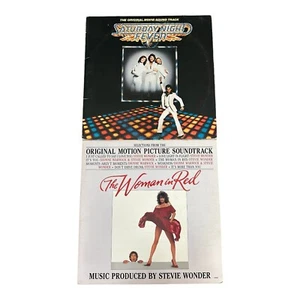 Saturday Night Fever Original Soundtrack Vinyl & The Woman In Red Stevie Wonder - Bild 1 von 11