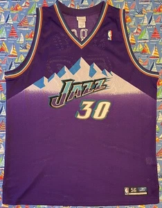 Authentic Vintage Reebok NBA Utah Jazz Carlos Arroyo Basketball Jersey - Picture 1 of 6