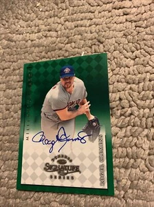 Roger Clemens Autograph 1998 Donruss Millennium Marks 0374 1000 Signature Cb7 - Picture 1 of 3