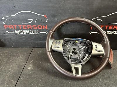 10-11 JAGUAR XFR SEL TAN BARLEY LEATHER STEERING WHEEL ID 8X23CCAMS - Image 1 of 4