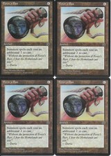 MTG: FEROZ'S BAN Homelands RARE; played, excellent condition x4