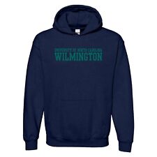 UNC Wilmington Basic Block Seahawks Hooded Sweatshirt - Navy