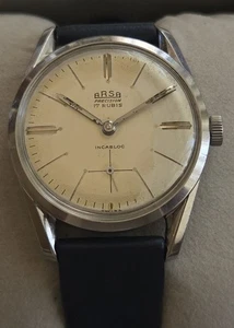 Vintage Armbanduhr Arsa Precision in Edelstahl – Handaufzug – Cal. 647-13 - Picture 1 of 9