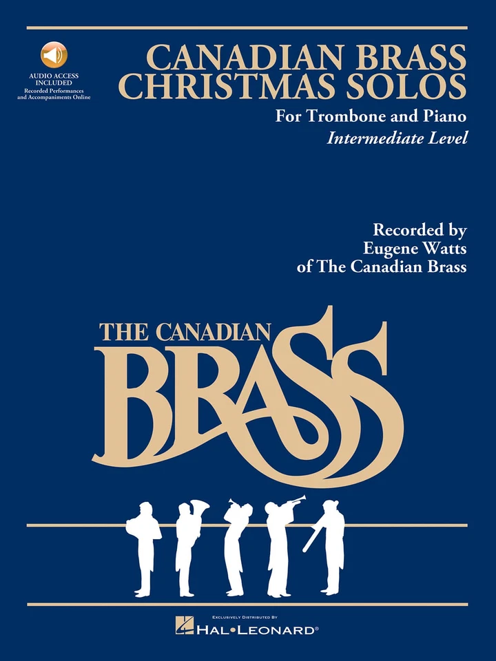 Canadian Brass Christmas Solos for Trombone Sheet Music Book & Play-Along Audio - Image 1 of 1