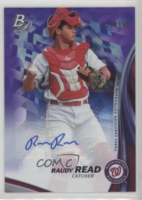 2017 Bowman Platinum Top Prospects Auto Purple /150 Raudy Read #TPA-RR Auto - Image 1 of 2