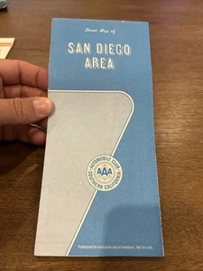 1991 AAA Straßenkarte von North San Diego Gebiet - Bild 1 von 2