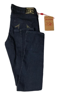 True Religion World Tour Stella Womens 28x32 Blue Denim Jeans Skinny NWT - Image 1 of 4