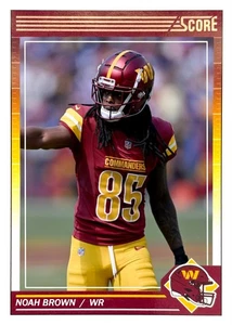 2024 Score Football CTNW #404 Noah Brown Washington Commanders Custom Card - Picture 1 of 2