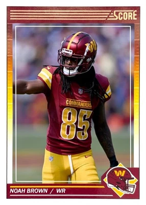 2024 Score Football CTNW #404 Noah Brown Washington Commanders Custom Card - Image 1 of 2
