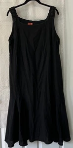 Oh My Gauze Black Sleeveless Full Maxi Sun Dress XL Brand Size 2 - Picture 1 of 7