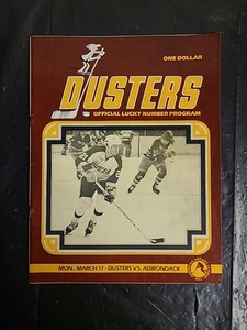 Broome Dusters Vs Adirondack 1980 Game Program - Picture 1 of 18