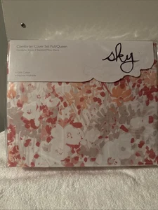 Sky Sunset Blossoms 300 Fadenzahl Full \ Queen Bettwäscheset 3-teilig - Bild 1 von 3