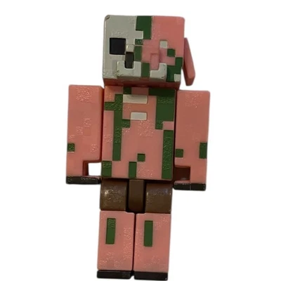 Figura de acción grande posable Minecraft Zombie Pigman Mojang Foto 1 de 3