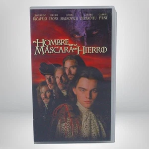 VHS El Hombre de la Mascara de Hierro - DiCaprio PAL Cinta Castellano España - Imagen 1 de 4