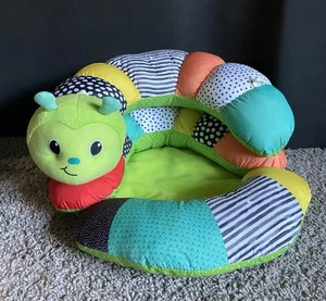 Infantino Prop-a-Pillar Tummy Time Seat Support Caterpillar Toy Baby Motor Skill - Picture 1 of 20
