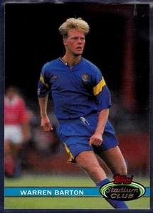 TOPPS 1992 STADIUM CLUB-#079-WIMBLEDON-MAIDSTONE UNITED-WARREN BARTON - Imagen 1 de 1