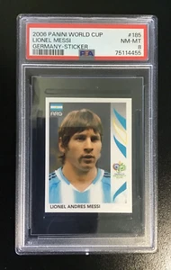 2006 PANINI WORLD CUP #185 LIONEL MESSI GERMANY STICKER PSA 8 - Picture 1 of 2