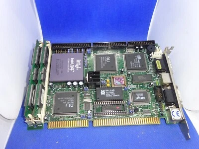 IPC BOARD SSC-5x86HVGA INTEL DX4 16MB FPM RAM INDUSTRIE BOARD ISA  #GK7362 - Bild 1 von 3