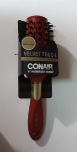 Conair Velvet Touch Vent Hair Brush Red Handle New - Picture 1 of 1