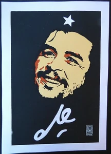 CHE GUEVARA Cuban Silkscreen Mini Poster / CUBA REVOLUTION ART / OSPAAAL Havana - Picture 1 of 4