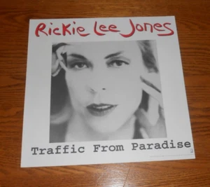 Póster promocional de Rickie Lee Jones Traffic From Paradise 1993 plano de 2 caras 12x12 - Imagen 1 de 2