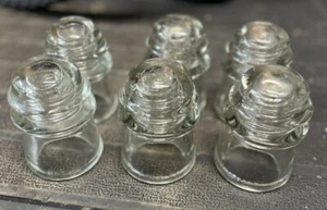 Clear Glass Insulator Armstrong No. 2 Made in U.S.A. - Picture 1 of 4