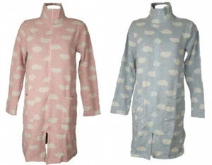 Vestaglia da camera CRAZY FARM donna invernale calda e morbida aperta davanti co - Imagen 1 de 7