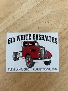 The WHITE Motor Co. 6th Annual BASH/ATHS Dash Plaque Aug. 30-31, 2002 Cleveland - Foto 1 di 3