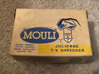 Vintage Mouli Julienne/Shredder -Yellow Handle- Original Box-Used As Is