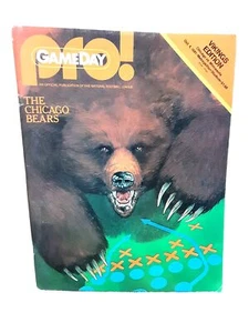 Pro Game Day Magazine October 4 1981 Chicago Bears Minnesota Vikings - Picture 1 of 2