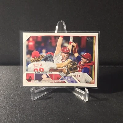 Rhys Hoskins 2023 Series 1 Base #248 Rhys Lightning Philadelphia Phillies MLB - Image 1 of 2