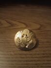 Wwii Gold Brass Eagle Device Us Army Enlisted Men Hat Emblem Pin Military Wb Co