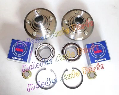 Juego de 2 bujes de rueda delantera y cojinetes NSK de fabricante de equipos originales para HONDA CR-V 07-16/ACURA RDX 07-18 AWD Foto 1 de 4