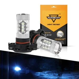AUXBEAM 5202 Blue LED Fog Light Bulbs for Chevy Silverado 1500 2500 HD 2007-2015 - Picture 1 of 12