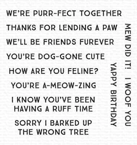 My Favorite Things 4" x 4" Clear Stamps Beste Freunde Furever CS-705 - Bild 1 von 4