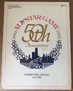1983 MLB All-Star Game Official Program @ Comiskey Park, Chicago - Picture 1 of 1