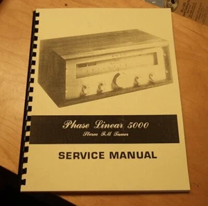 Sintonizador FM estéreo Phase Linear 5000 PL manual de servicio tiene datos técnicos de centro de servicio - Imagen 1 de 4