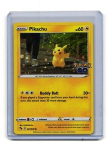 Pikachu Pokemon Go 027/078 Promo Card - Bild 1 von 2