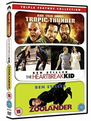 Tropic Thunder/ Zoolander/ The Heartbreak Kid DVD Comedy (2009) Ben Stiller - Image 1 of 4