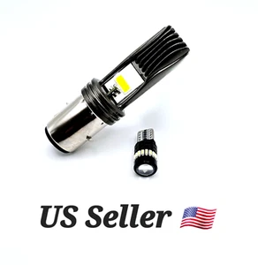 2 Ultra Bright LED headlight bulbs for 2016-2020 KTM 690 Duke 12v 35/35 & 12v 5w - Picture 1 of 13