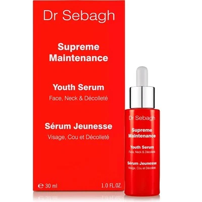 Dr Sebagh Supreme Youth Serum 1oz – Resveratrol colágeno antienvelhecimento rosto pescoço - Imagem 1 de 4