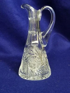 American Brilliant Cut Glass Cruet - Picture 1 of 6