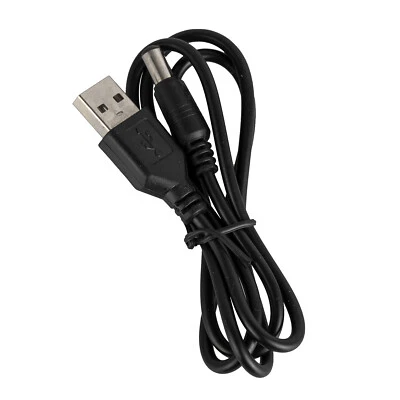 DC 5.5x2.1mm Barrel Jack to USB Male Power Cable 5V Charging Port Wire Cord 75cm - Image 1 of 4